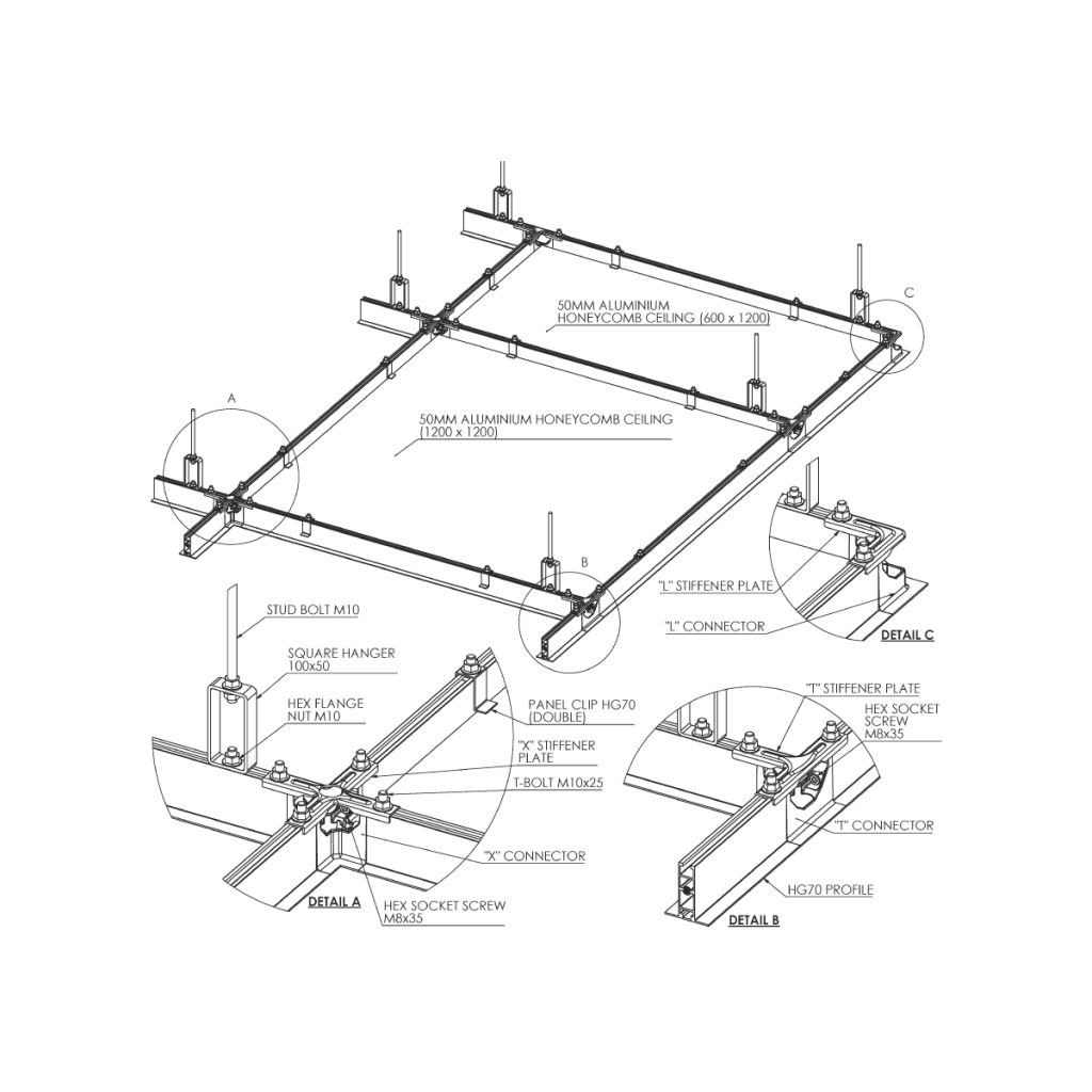 Ceiling Grid System - Green Excel Engineering