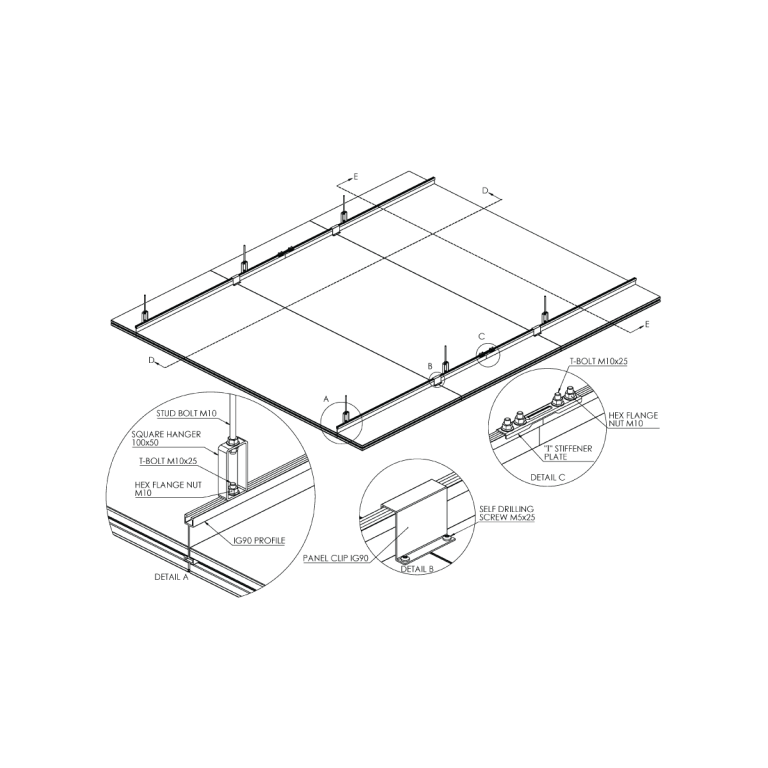 Ceiling Grid System - Green Excel Engineering